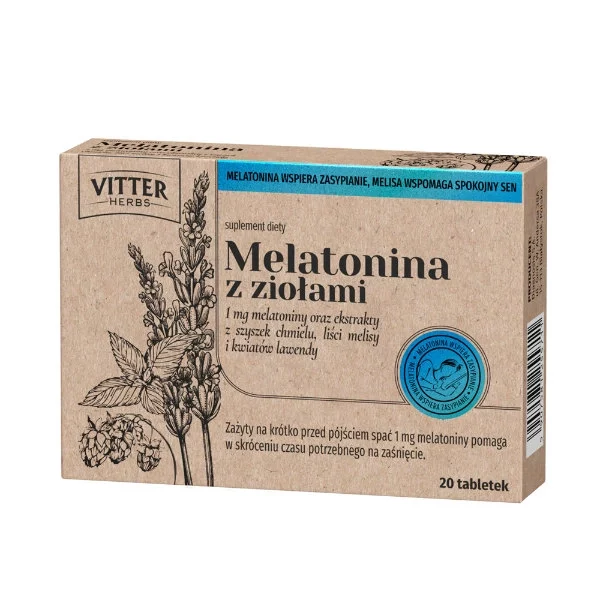 Melatonina_z_ziołami_20_tabletek_Vitter_Herbs_Diagnosis_sklep_medyczny_profimed_goleniow_1