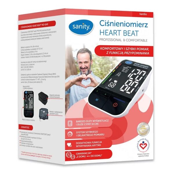 2022 cisnieniomierzheartbeat opakowanie 960px 3 - Ciśnieniomierz HEART BEAT Sanity MD4140